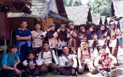 PRAMUKA SMPN 1 JASINGA BERPETUALANG KE BADUY